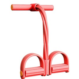 AIMALL Fitness Resistance Bands with Foot Pedals, Multi-Functional Tension Ropes for Home Workouts, Durable NBR Foam & Natural Latex for Yoga, Pilates, and Strength Training