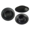 FidgetKute 100 Flush Mount Black Plastic Body and Sheet Metal