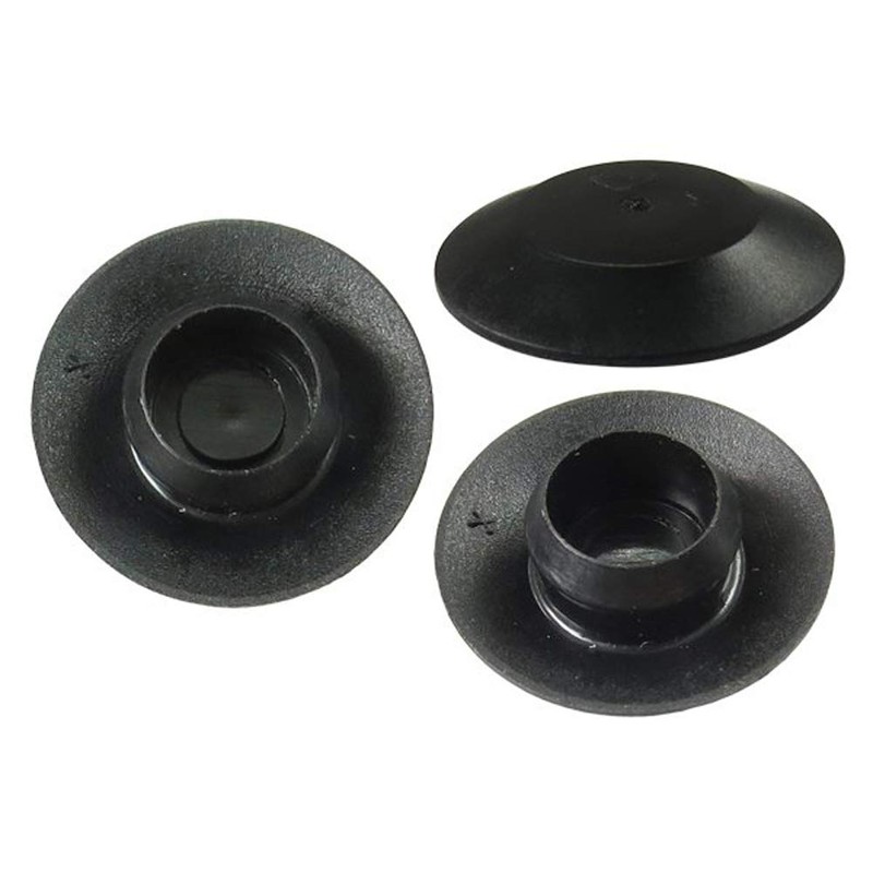FidgetKute 100 Flush Mount Black Plastic Body and Sheet Metal