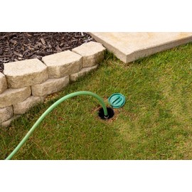 Rain Bird 32HE In-Ground Pro Rotor Pop-up Sprinkler System Kit with Click-N-Go Garden Hose Connection