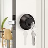 Probrico Oil Rubbed Bronze Double Cylinder Deabolt Keyed Alike, 3