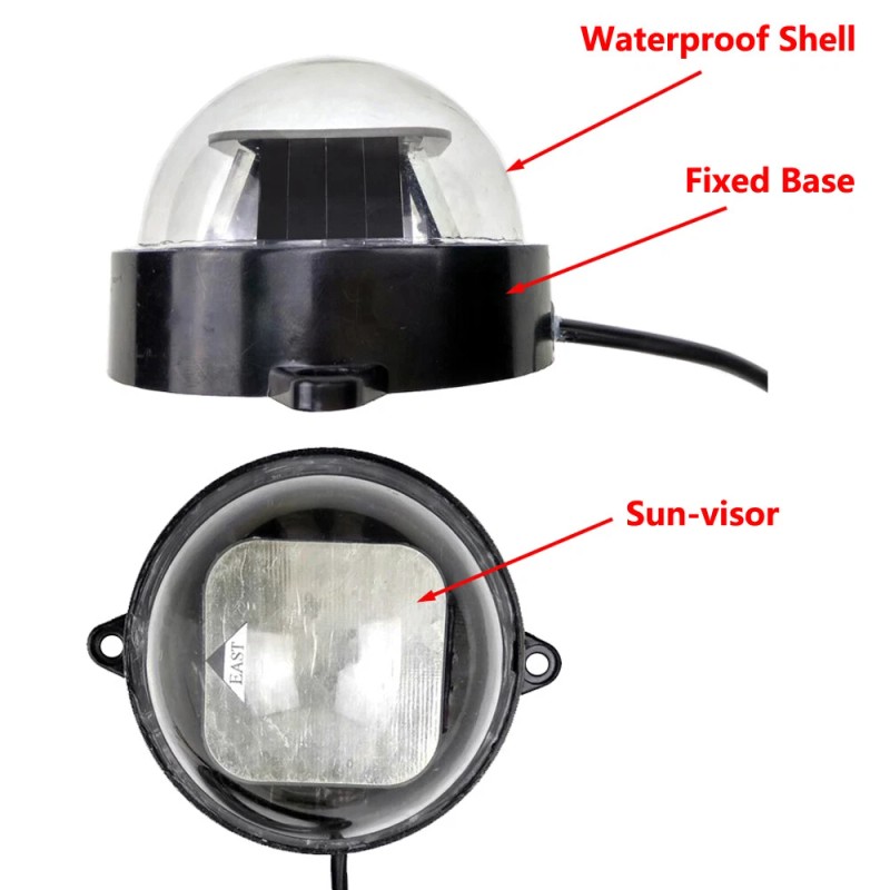 SZMWKJ Single/Dual Axis Solar Tracker LCD Controller W/ Relay Extension