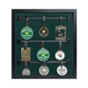 Golf Bag Tag Collection Display with Acrylic Cover | Holds