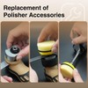 Cordless Mini Polisher,1/1.5/2Inch,DA&RO with 11 Variable Speed 2500-6000 RPM,2 *