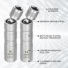 WEGREAT Spark Plug Socket: Spark Plug Wrench Long 14/16 mm,