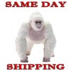 Albino Gorilla 11.8" Largest Size King Kong White Ape Toy