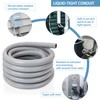 QSHFTO 1/2 Inch Liquid-Tight Conduit and Connector Kit - 25