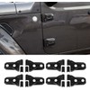 8PCS Carbon Fiber Door Hinge Cover Trim Accessories for 2018-2024