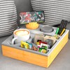 Couch Cup Holder Tray - Couch Organizer Caddy, Silicone Beach