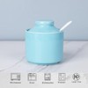 8 oz Sugar Bowl with Lid and Spoon,Ceramic Sugar Jar
