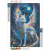QINRUBB Wolf Wings Diamond Painting Adults, 5D Moon Diamond Painting