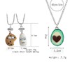 PPX 4 Pairs Miniature Cookies Biscuit Cookie Milk Necklaces and