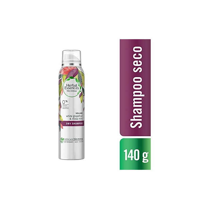 Herbal Essences Shampoo Seco Herbal Bío renew Grape Fruit &
