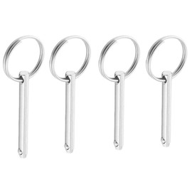 4PCS Bimini Quick Release Pin Full 316 Stainless Steel Deck Bimini Top Quick Release Pin Marine Hardware ﻿