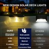 Srtyuo Solar Fence Lights Outdoor 8 Pack - Deck Lights