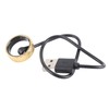 Smart Ring Aluminum Alloy Pedometer Sleep Temperature Tracking Lightweight Smart