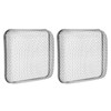 2Pcs RV Furnace Vent 4.5 X 4.5in Heavy Duty Stainless