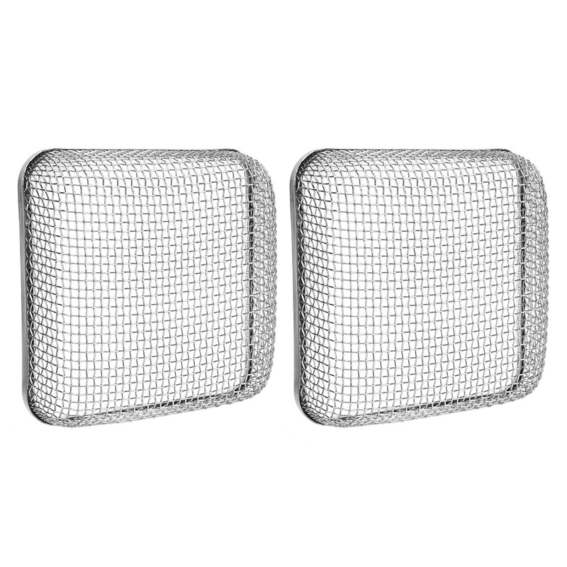 2Pcs RV Furnace Vent 4.5 X 4.5in Heavy Duty Stainless