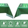 KHAMPA Football Party Decorations Disposable Tablecloth, Green Touchdown Field Design