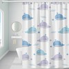 Plastic Shower Curtain Liner, Premium EVA 5G Little Whale Shower