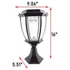 LYNICESHOP Outdoor Solar Post Lights,Waterproof LED Landscape Light Energy Saving