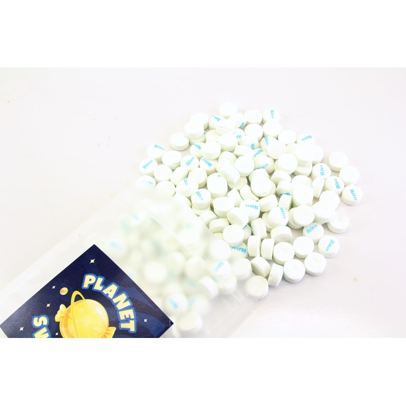 Planet Sweets White Peppermint Lozenges Mint Candy Pastilles - 8
