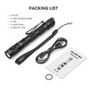 Guardtier ML70 Dual-Switch EDC 2AA Flashlight - 1500 Lumens Rechargeable