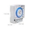 LIFKOME Precise Mechanical Timer for Kitchen and Home Timing Control