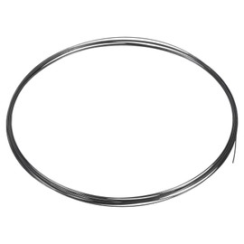 uxcell Tungsten Wire, 99.99% High Purity Tungsten Wire 0.2mm Dia x 3 Meter Length Tungsten Filament Metal Coil for Light Bulb Production Electronics Industry