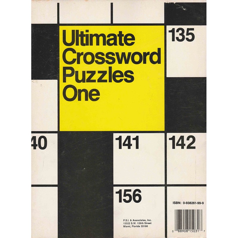 Kelli's shop Crossword Ultimate Puzzle Book Assorted