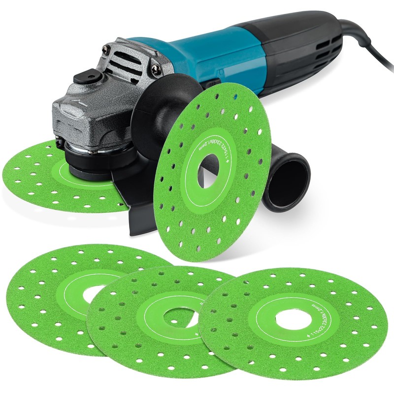 Lothee 5 Pcs Rock Slab Grinding Disc, 4.5 Inch Glass