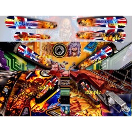 IRON MAIDEN Pinball Flipper Armour (PICK PIC #1 OR PIC #2 OR PIC 3)