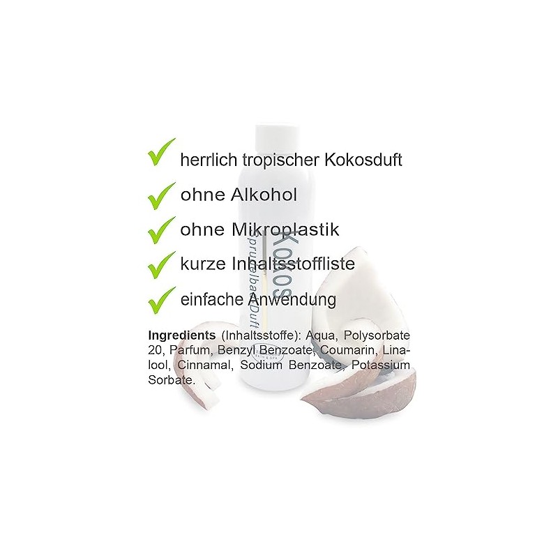 Jacuzzi Bath Additive Coconut Bubble Bath Fragrance, Whirlpool Aroma 250 ml