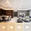 YGS-Tech 3.5 Inch LED Recessed Lighting, Dimmable Downlight 7W(55W Halogen