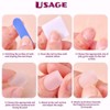 MAGLFELL Press On Nails - Handmade 3D False Nails Short