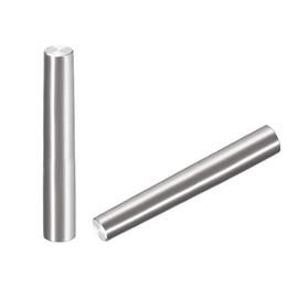 sourcing map 2Pcs 8mm X 60mm 1:50 Taper Pin 304 Stainless Steel Shelf Support Pin Fasten Elements Silver Tone