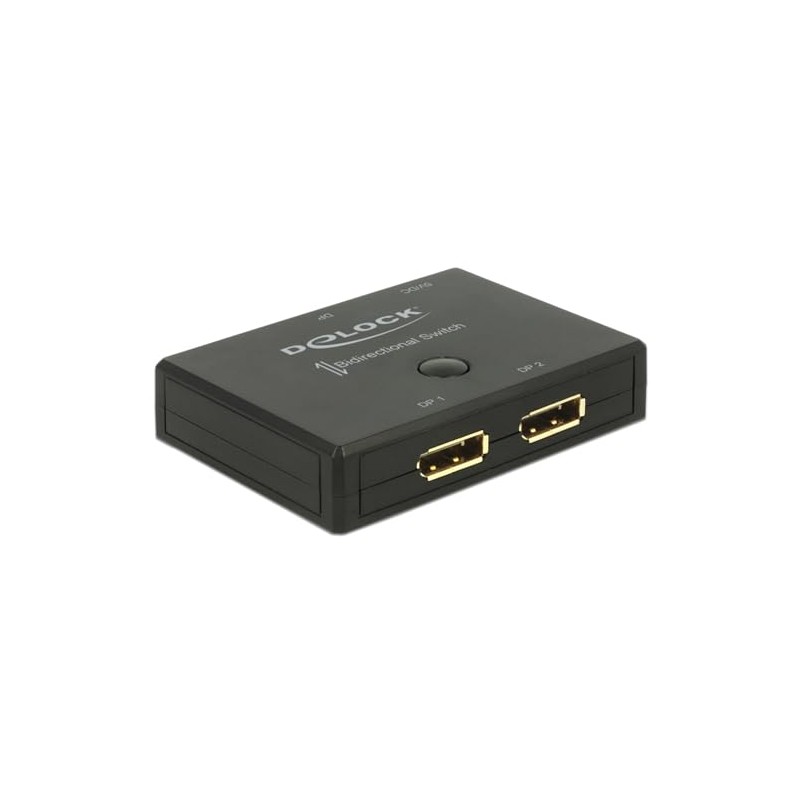 Delock 18750 DisplayPort 2-1 Switch Bi-Directional 4K 60Hz