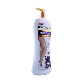 GOICOCHEA - Crema para piernas con elastina, colágeno y frutos rojos. Efecto Reafirmante. Botella con 400ml