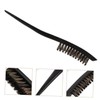 Baluue 2pcs Boar Bristles for Scalp Combing Smoothing Brush for