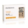 Retekess V112 AM FM Radio Portable, Mini Radio with Earphone