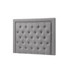 Tavira Allure® College Dorm Headboard - Tufted Rivet - Linen