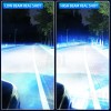 AQJ 9005 9006 LED Headlights*4 Kit Combo Bulbs 8000K Blue