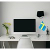 Rotenl Sweden Desk Flag, Swedish Table Office Flag with Metal
