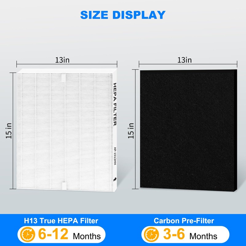 AP-1512HH Air Purifier Replacement Filter Set for Coway Airmega AP-1512HH