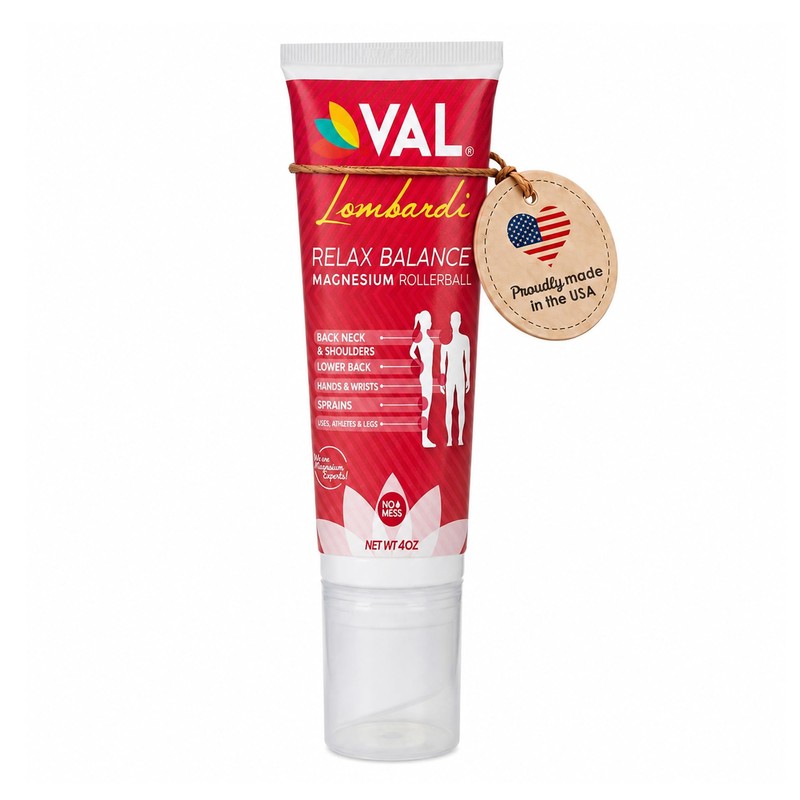 VAL Val Lombardi Rollerball De Magnesio - Aplicador De Masaje