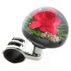 Autoland Underwater Flower Handle Spinner Red Steering Spinner Knob Real