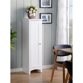 American Furniture Classics 25501 OS Home and Office One Door Tall Storage Pantry, Large, White, 1 Pantry