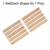 QUARKZMAN Pack of 10 Wooden Clay Rolls, Pattern Modeling, 5.9