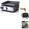 MENSI Propane Elbow Adapter with 3/8" Male Flare Connect Propane
