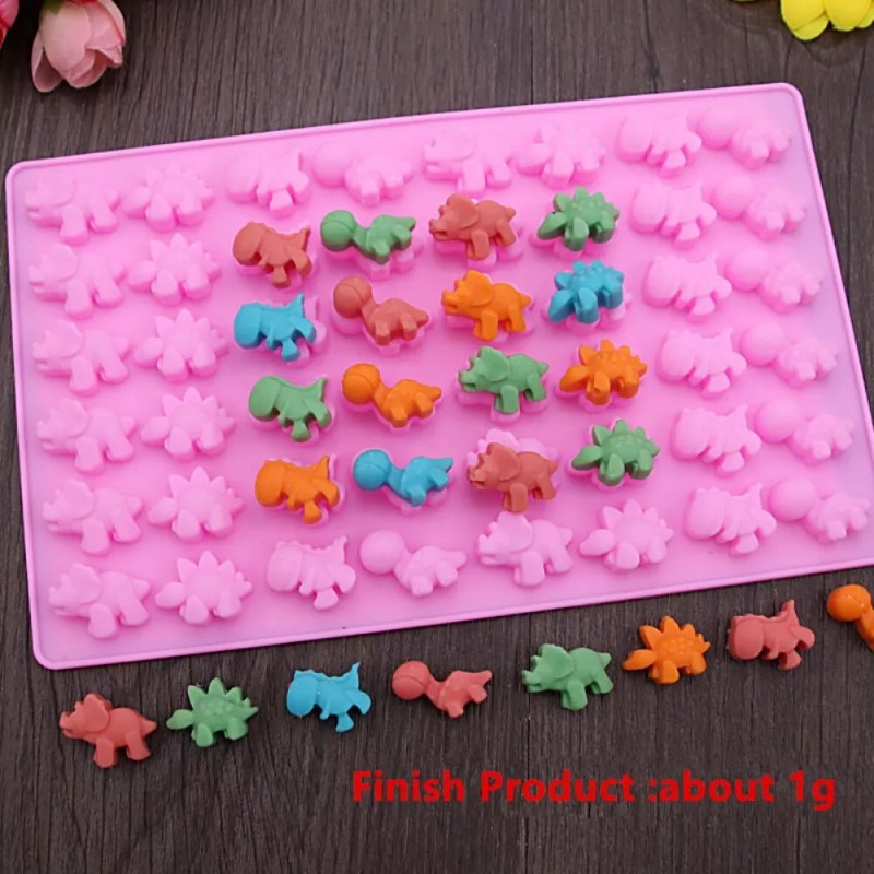 speedway Silicone Mold Ice Tray Heart Bear Dinosaur Molds DIY